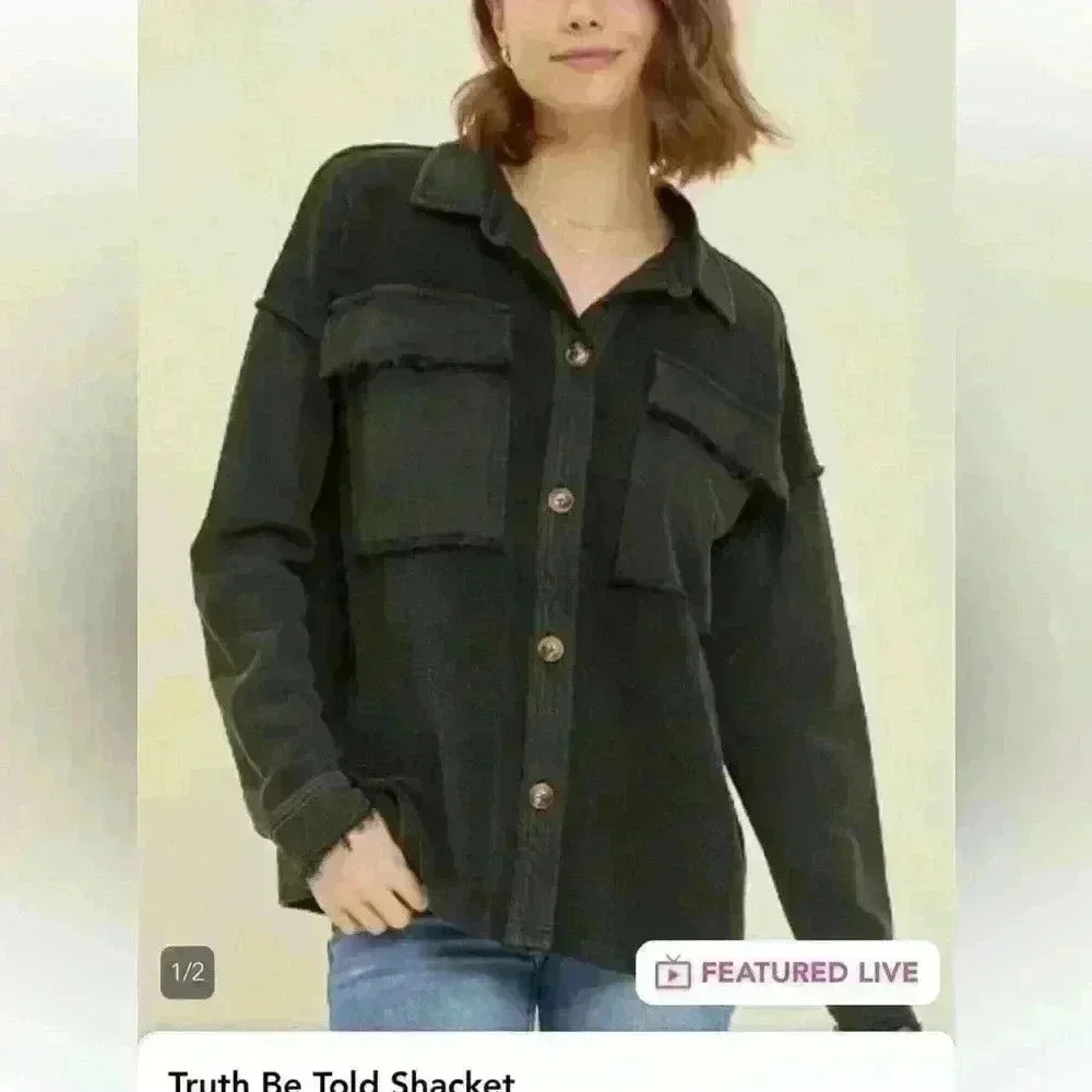 Heyson Shacket - Size M (oversized) - New in Package